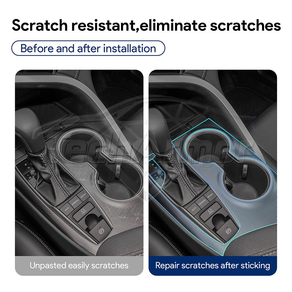 TPU Protective Film for Toyota Camry 2021-2023 Interior Anti-Scratch Transparent Sticker