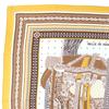 Pristine HERMES scarf SELLE DE DIGNITAIRE Saddle of the Dignitary cashmere Women Used
