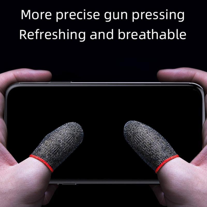 Напальчники для игр на мобильном телефоне, противоскользящие, влагоотводящие, дышащие