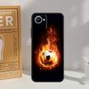 Чехол Fire Football Soccer Ball Для Realme 14 11 10 12 13 Pro Plus GT 7 5 Pro GT 6 6T C67 C61 C53 C51 C21Y C25S C75 C55