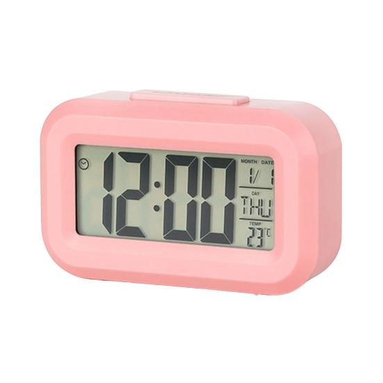 Digital Travel Alarm Clock Easy To Read Snooze Function 12/24-Hour Display Simple Operation Battery Operated Table Clock