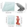 3D Crow Candle Molds Halloween Candle Moulds Silicone Molds Scented Candle Casting Molds for Halloween Decorations