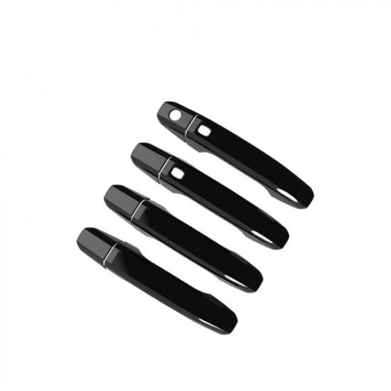 Bright black Side Car Door Handles Cover 8pcs For Chevrolet Colorado -2026