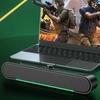 A39 Компьютерная акустическая система объемного звучания Bluetooth-динамик Проводная акустическая система Стерео сабвуферная звуковая панель для ноутбука ПК Геймера RGB Cool Light