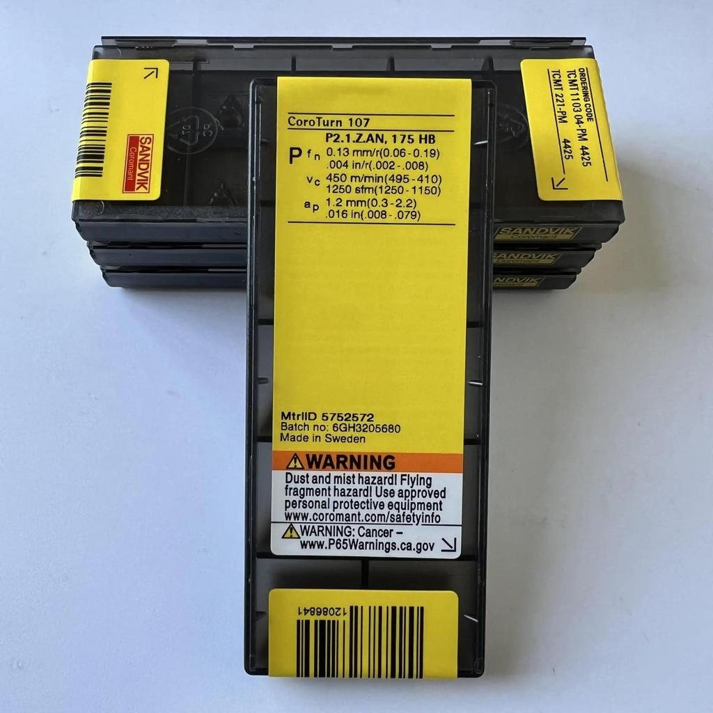 Original Sandvik / TCMT110304-PM 4425 CNC Lathe Carbide Blade 10 PCS