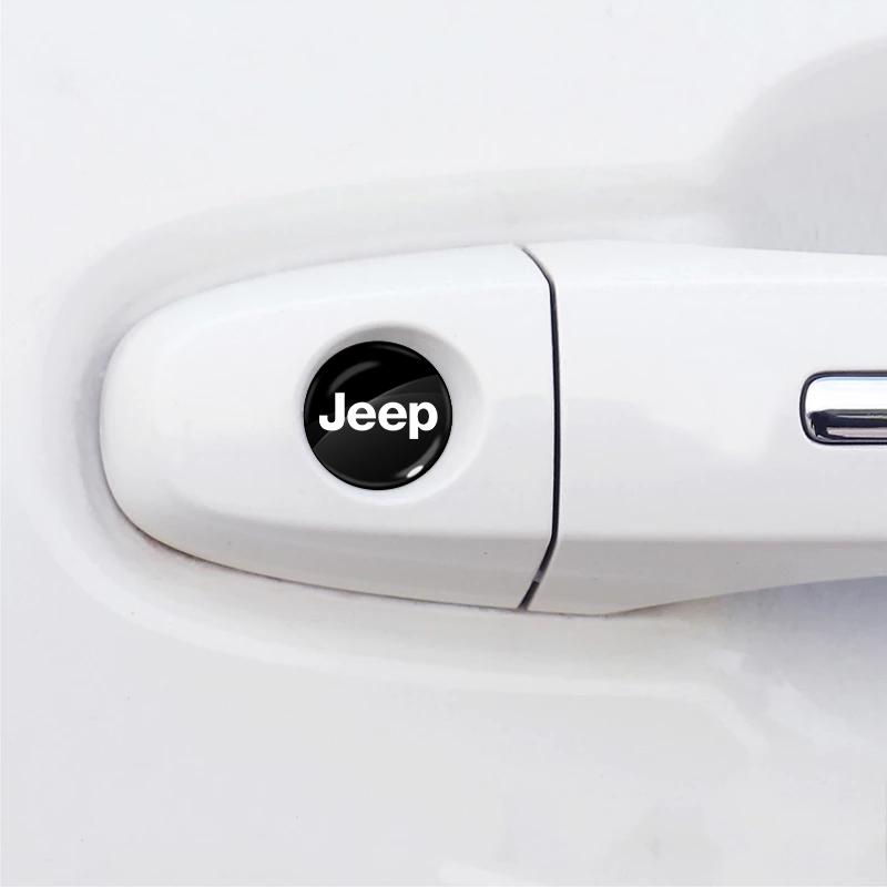 Car Door Keyhole Sticker Car Key Sticker Car Styling For Jeep Wrangler Grand Cherokee Compass Renegade Tyre Stem Air Caps