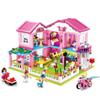 896pcs 0721 Holiday Garden Villa Princess Girl Castle Assembled Building Block Educational Bricks Toys Christmas Gifts