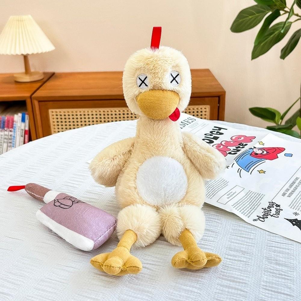 Detachable Stuffed Animal Doll Funny Plush Duck Doll Ornament Duck Plush Toy Home Decoration