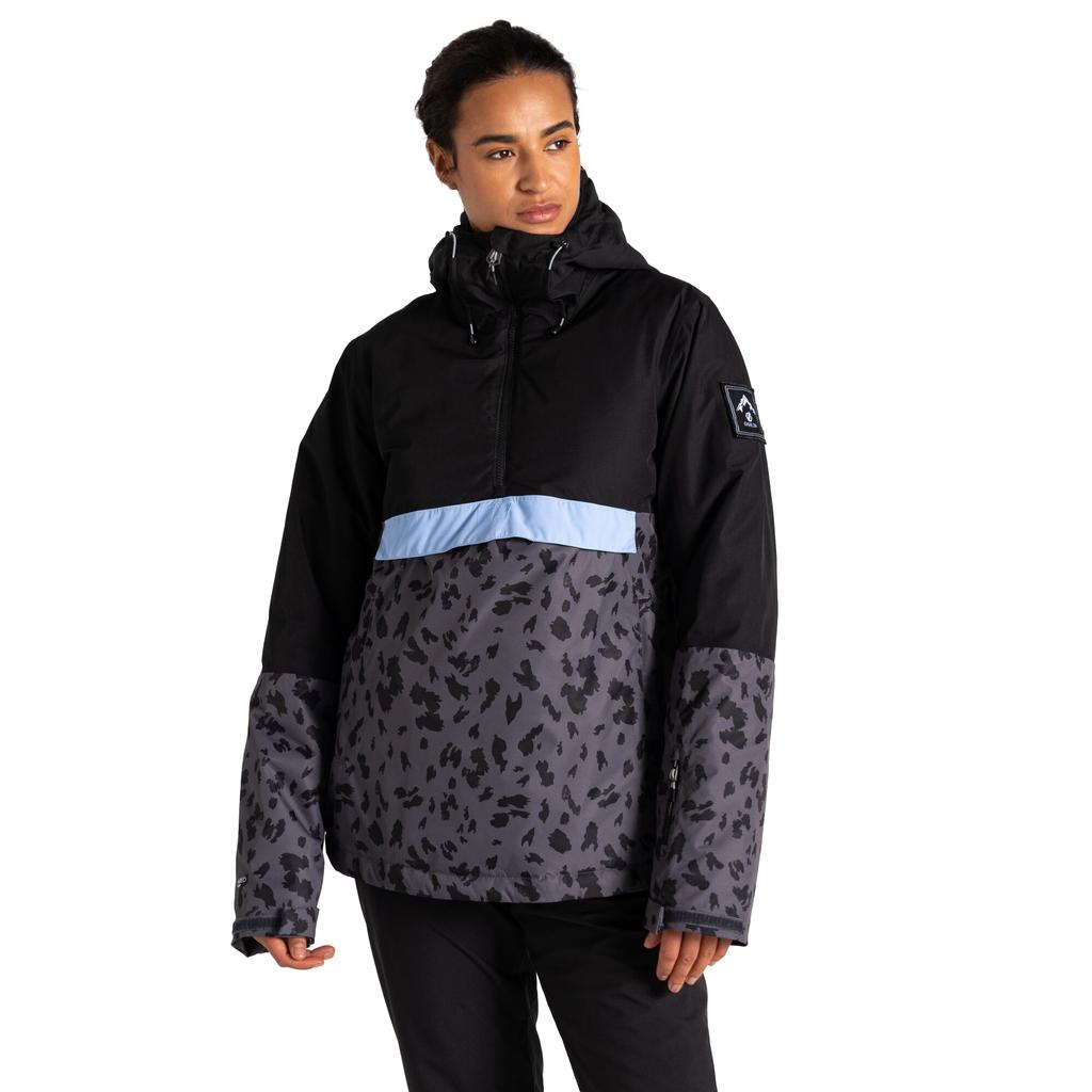 Dare 2B Womens/Ladies Snowburst Leopard Print Overhead Ski Jacket