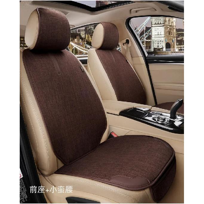 Comfortable Linen Car Seat Cover Cushion Anti Scratch Automotive Seat Protector Cushion Auto Seat Pad Universal for Sedan Suv