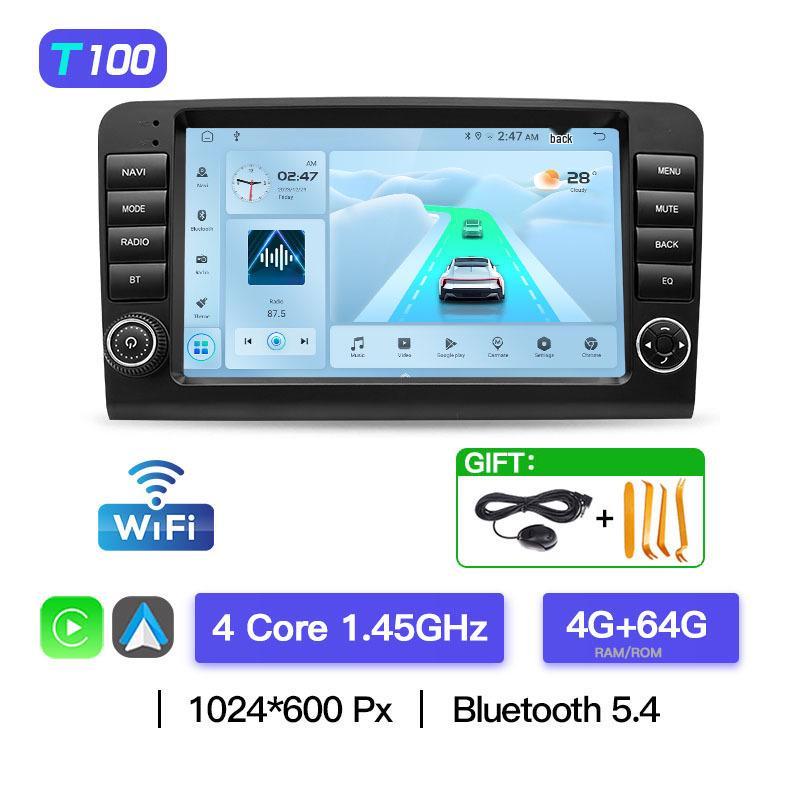 Система Android-навигации и камеры заднего вида для Mercedes-Benz ML-Class W164