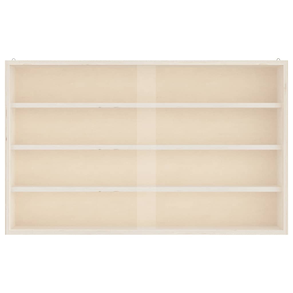 Wooden Display Cabinet with Doors 60 x 8.5 x 37 cm