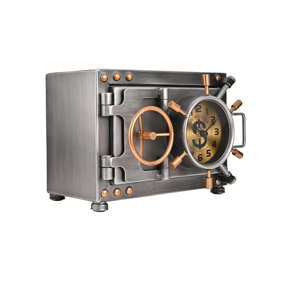 Hometime Mantel Clock Safe Clock & Money Box