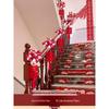 Wedding Stair Handrail Decoration Set: Balloons & Flowers for Bridal Room & Escalator