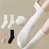 5 Pairs of Simple and Versatile Socks for Women, Antibacterial and Deodorizing Long Socks, Sports Sweat-absorbing White Cute Autumn Mid-length Socks