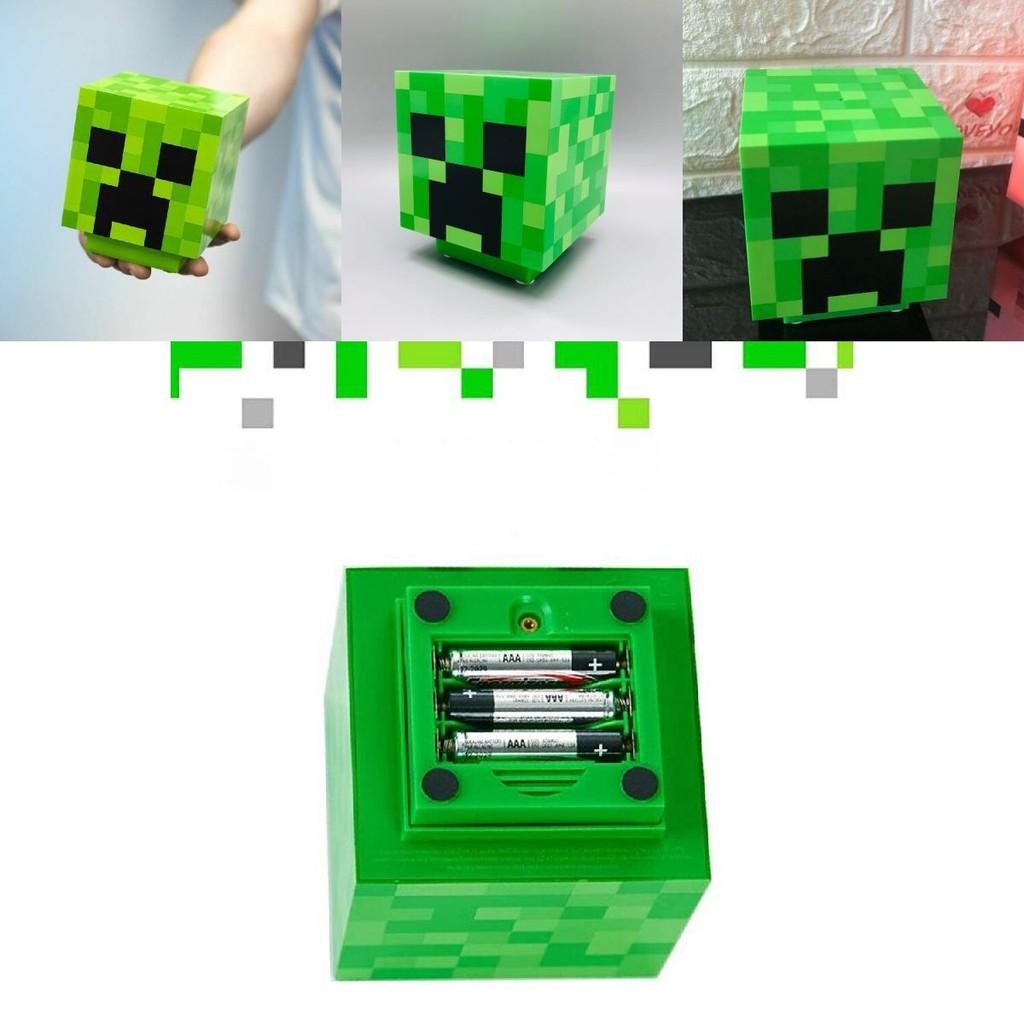 Уникальный светодиодный фонарь-лампа с меняющимся цветом в стиле Minecraft, декоративный подарок для всех