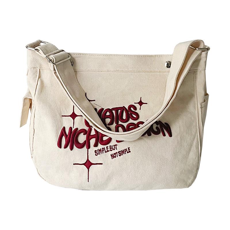 Сумка женская новая большая вместительная холщовая сумка студенческая классная сумка для путешественников через плечо сумка-тоут