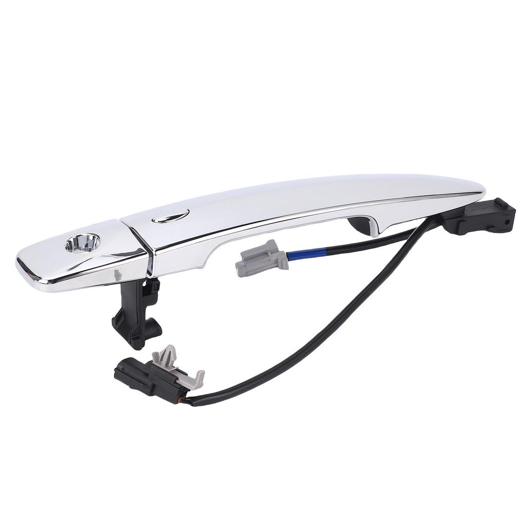 Car Front Exterior Door Handle High Strength ABS Plastic Modern Replacement for Maxima Murano Sentra Left with Hole: