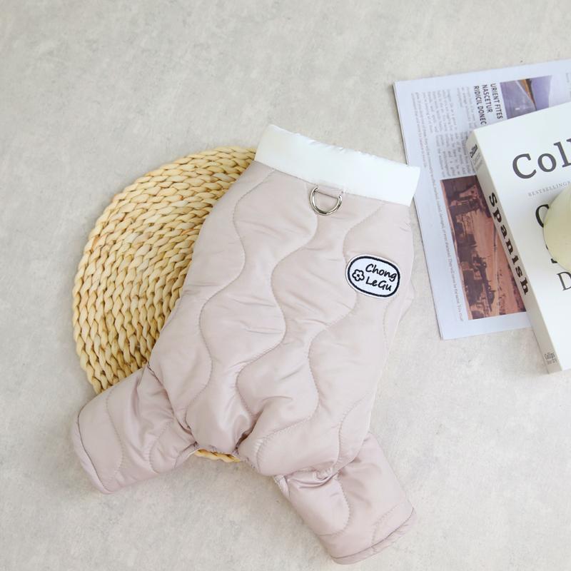 Зимняя теплая одежда для домашних животных для маленьких и средних собак, комбинезон, куртка для щенков, пальто для французского бульдога, мопса, чихуахуа, йоркширского пуделя