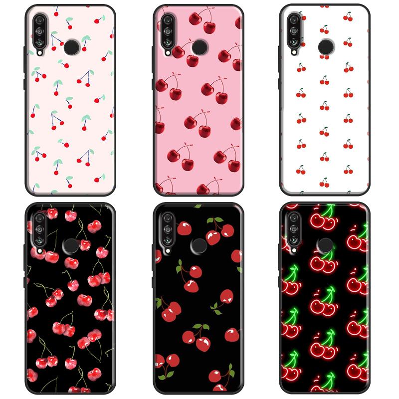Милый коллаж с вишней для Huawei Nova 8i 7i 11i 12i 12s 9 10 SE Y90 Y60 Y70 Y72 Y61 Y91 P30 P40 Lite P60 Pro Чехол