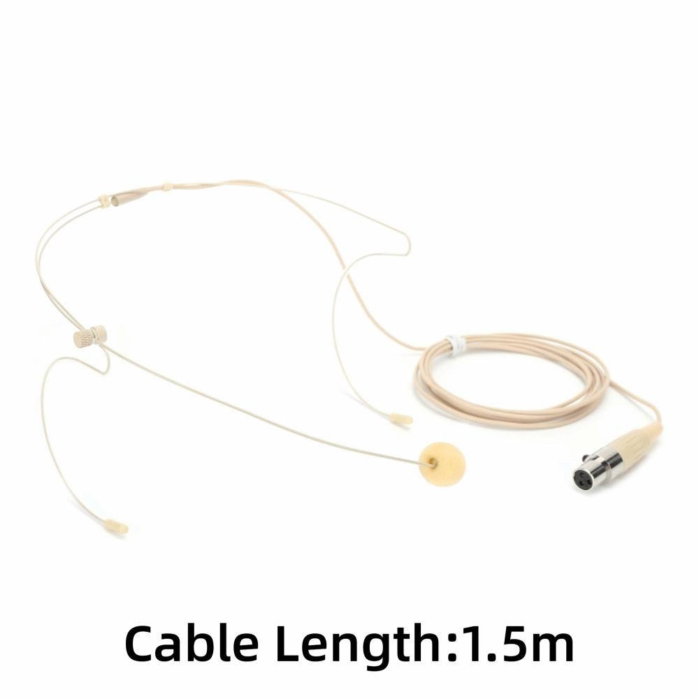 Mini XLR Connector 3 Pin Connector Headset Microphone Broadcasting