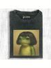 Pure Cotton Printed Tshirt Funny Frog Tshirt Fun Graphic Design Loose Street Style Unisex Style Perfect Gift