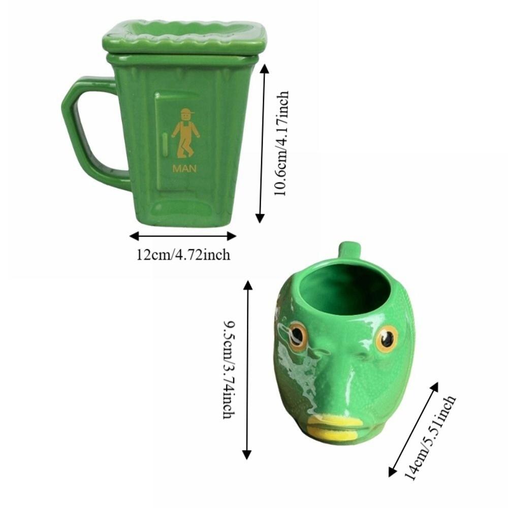 Large Capacity Toilet Shape Cup Funny Water Cup Personality Office Coffee Mug Prank Gift