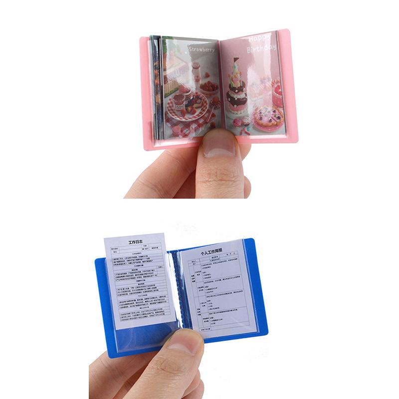 Аксессуары для кукольного домика Мини-доска для записей Зажим для блокнота Папка для файлов Канцелярская доска Игрушки Офисный стол Моделирование Папка Модель