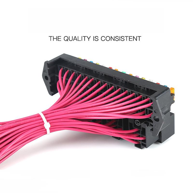 12 В 15-контактный автомобильный лодочный предохранитель релейный блок комплект 4 реле многоконтурная сборка 15 слот держатель предохранителя с реле предохранители для автомобиля грузовика