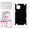 apgo Protective Skin Sticker for the Back+sides Compatible with Apple iPhone 14 Plus, Full Wrap Film, Foil, Vinyl - Pattern Matte Black