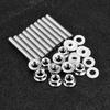 Stainless Steel Header Black Exhaust Manifold Head Stud Bolt Kit Bolts for Honda Acura