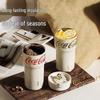 Термостакан Geli Coca-Cola для женщин, 700 мл, с двойными стенками, для двух напитков
