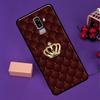 Дизайн дивана с стеганой текстурой, чехол для телефона с короной для Samsung Galaxy J3 J5 J7 2017 J1 A5 A3 2016 J8 J4 J6 Plus A6 A8 A7 A9 2018