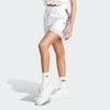adidas Оригинальные женские шорты с кружевной отделкой в виде трилистника и тремя полосками, белые IL2420