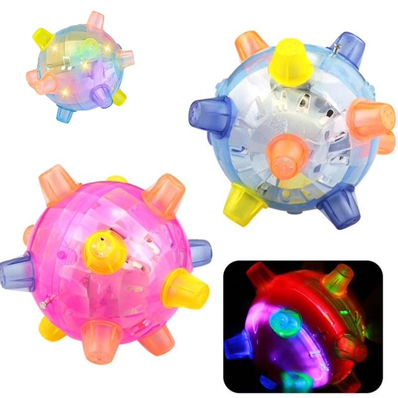 Unique Light-up Toy Flashing Dancing Ball For Kids With Colorful Sound Effects