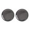 ZS Car Cup Coaster Set of 2 Stylish, Anti-Slip, Cup Mat, For Cars, Carbon (Black 1)