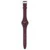 Swatch Мужские часы с кварцевым механизмом Швейцарские часы красный циферблат корпус из материала biosource SO28R115