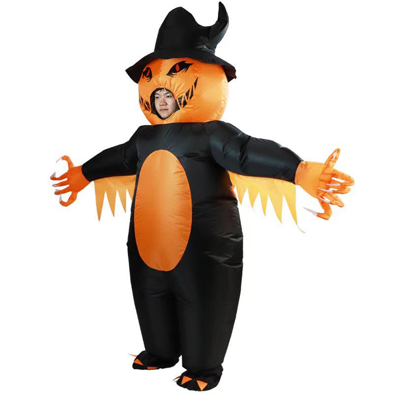 Надувной костюм Злого Клоуна на Хэллоуин и Рождество - Необычный и Забавный Костюм-Кукла