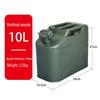 OEING 20L Steel Gas Can with Vertical Press Nozzle