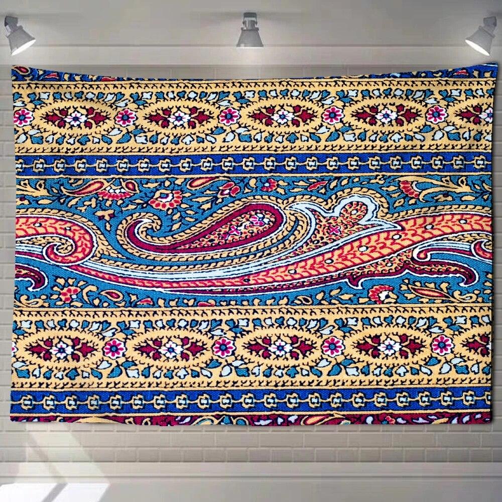 Mandala Tapestry Wall Hanging Psychedelic Bohemian Yoga Shawl Cushion Mattress Room Home Decoration Hanging Cloth