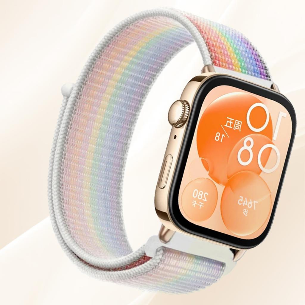 Нейлоновая петлевая лента Для huawei watch fit 3 ремешок умный браслет дышащий Спортивные ремешки браслет для huawei fit3 Аксессуары