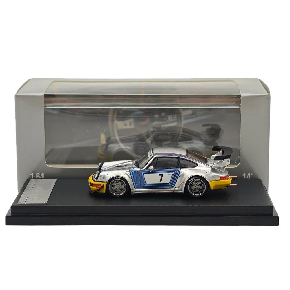 SW 1/64 For RWB 964 #7 Classic Sports Model Diecast Model Car Miniature Limited Edition Collectible