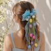 Korean-style Fairy Flower Hair Clip Sweet Girls Floral Hairpins Lace Bow Duckbill Clip  Party