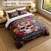 Decorative Artwork Theme Personalized 3Pcs Bedding Set Custom Text & Name 1 Sheet 2 Pillowcases Household Bedding 1pc