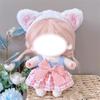 20CM Cap Dress Suit Multicolor Hairband Suspender Gift Doll Clothes  Cotton Stuffed Doll