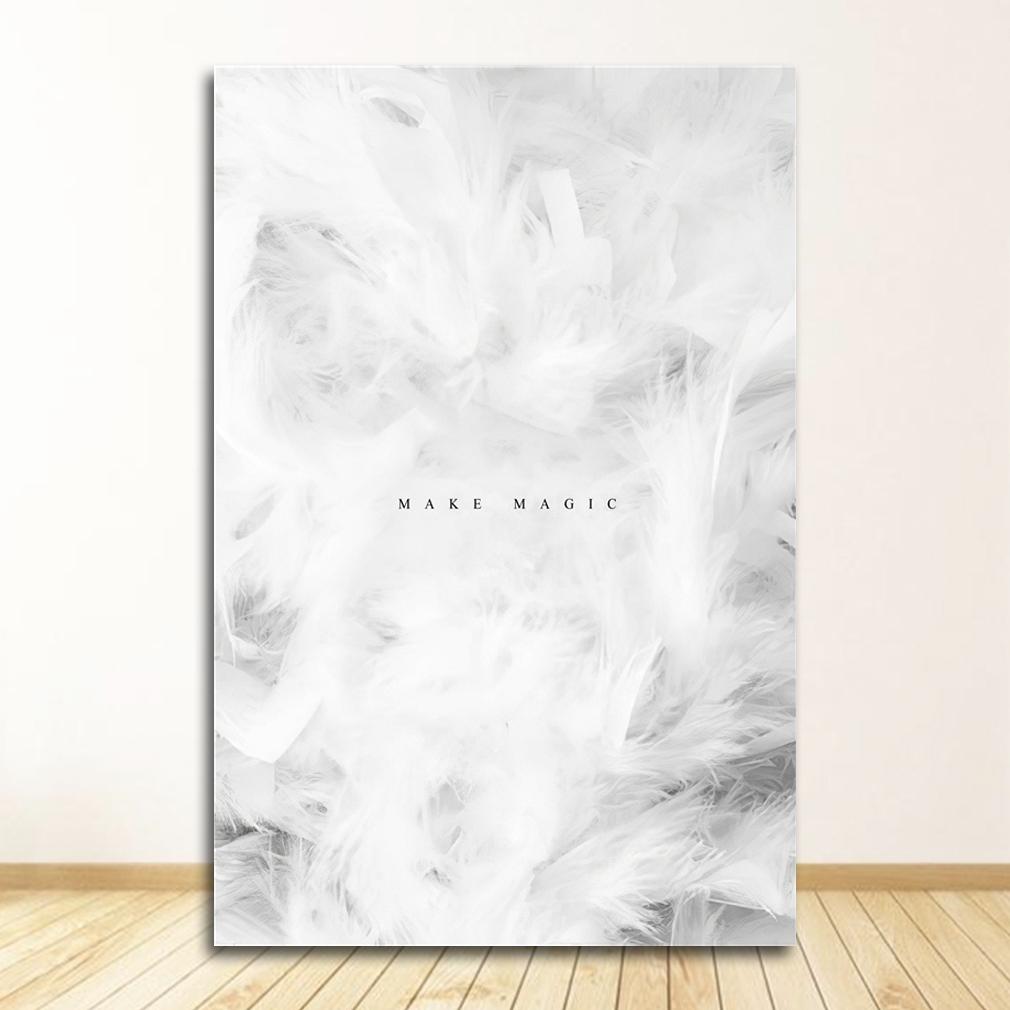 Wall Art Pictures For Living Room Decorative Prints On The Wall Nordic Poster Black White Canvas Painting Beautiful Photo