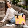 Cute Cartoon Star Printed Tote Bag Casual Large Capacity Handbag for Daily Use