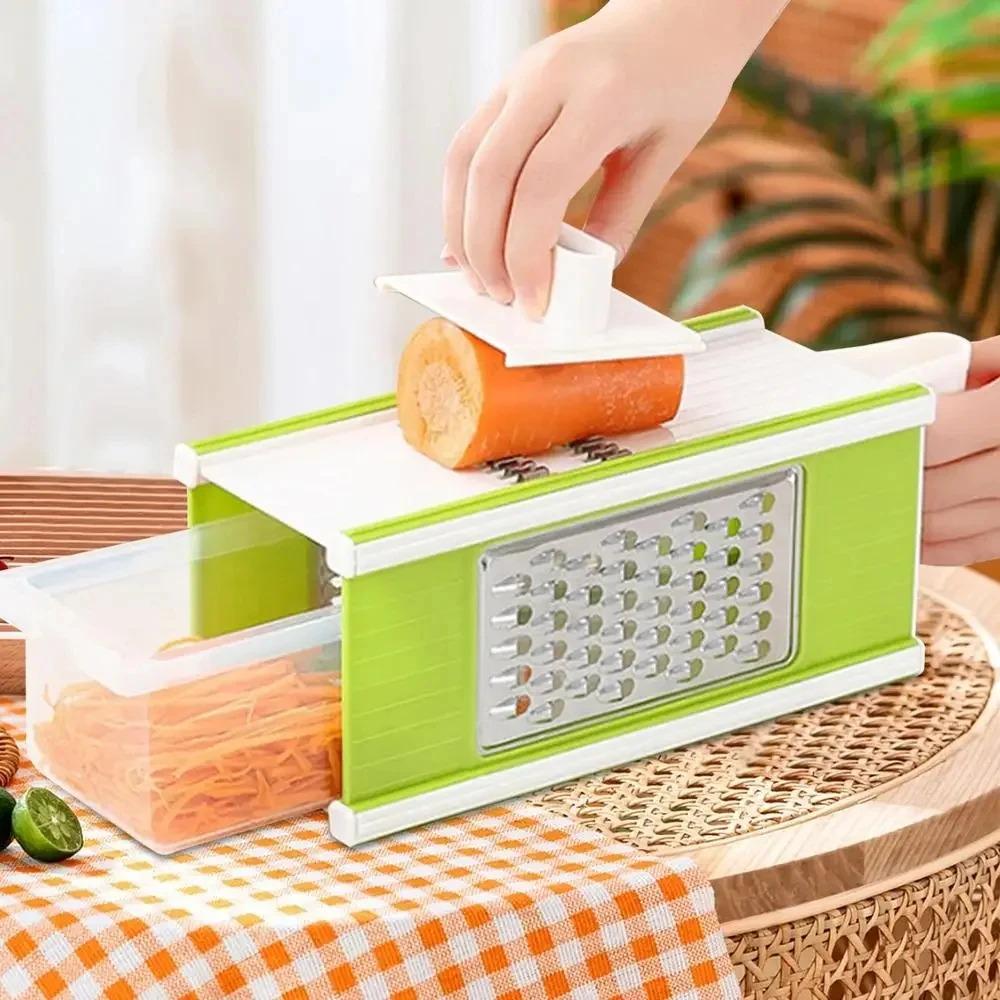 Vegetable Cutting Machine Multifunctional Grater Slicer Dicer Convenient Vegetable Essential Cutting Machine Kitchen Accessories