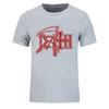 Новая футболка для мужчин DEATH ROCK BAND HEAVY METAL Повседневная с круглым вырезом Свободная хлопковая футболка Подарок на день рождения Модная уличная одежда