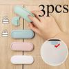 3 шт. Защитные замки от защемления - Многофункциональные замки для дверей шкафов и ящиков для холодильника, защита от детей, пластик, замки для холодильника, защитный замок